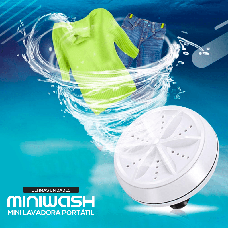 Maquina de Lavar Roupas e Louças Portátil | MiniWash - Inovashops