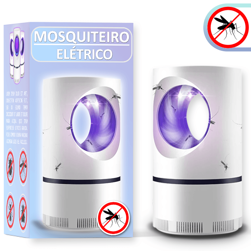 Armadilha Para Mosquitos e Insetos - Mosquiteiro Elétrico - Inovashops